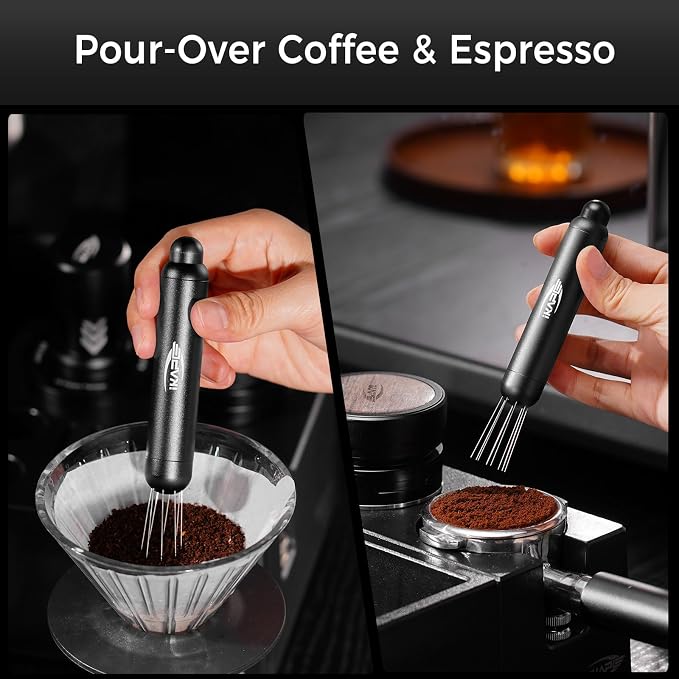 IKAPE Retractable Coffee WDT Tool, One-Press Release Espresso Stirrer - Image 5