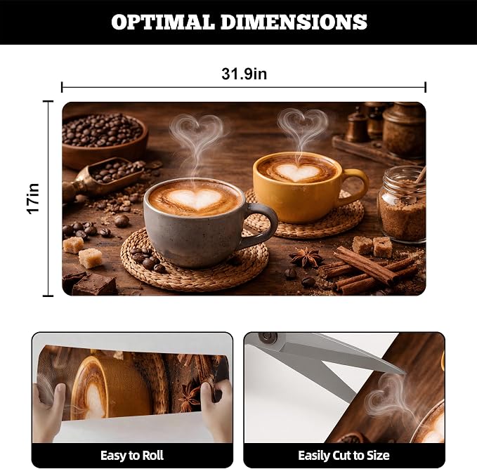 NYZE Coffee Mat Absorbent Non Slip Dish Drying Mat - Image 2
