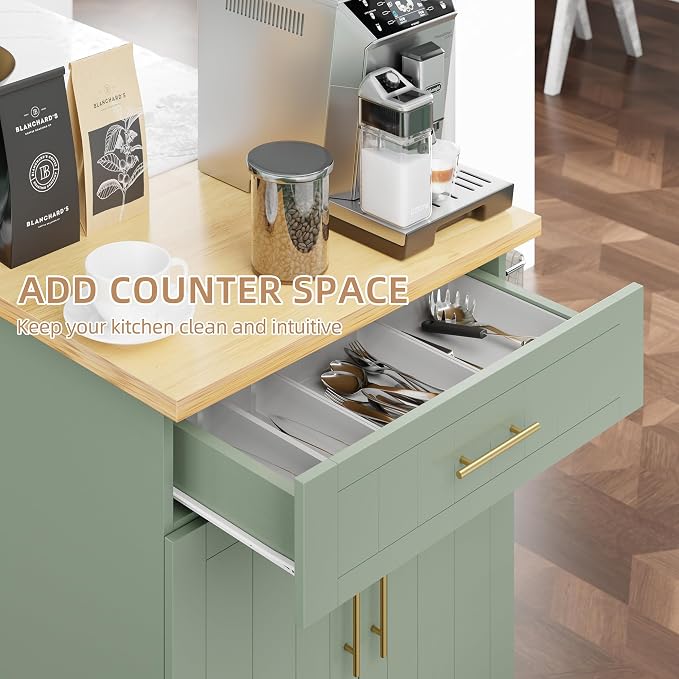 Shintenchi Kitchen Island cart - Image 4