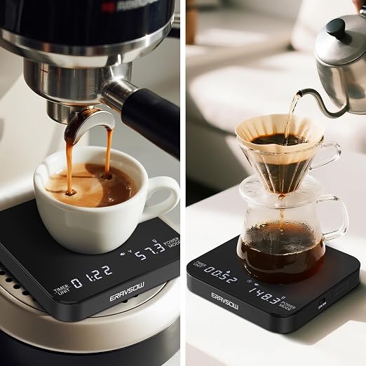 Coffee Scale with Auto Timing, Mini Rechargeable Espresso Scale with Timer - Image 7