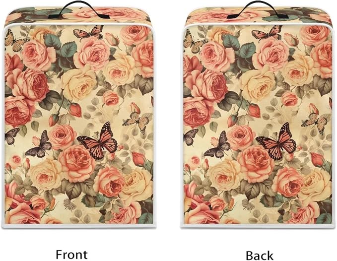 Rose Butterfly Coffee Maker Top Handle Coffee Pot Dust Covers Lightweight Small - Image 2