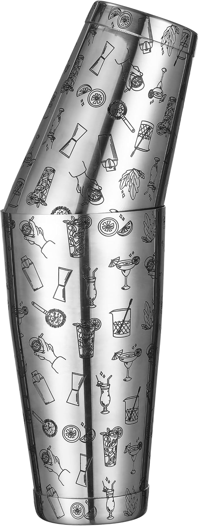 Stainless Steel Boston Shaker by CocktailGeek