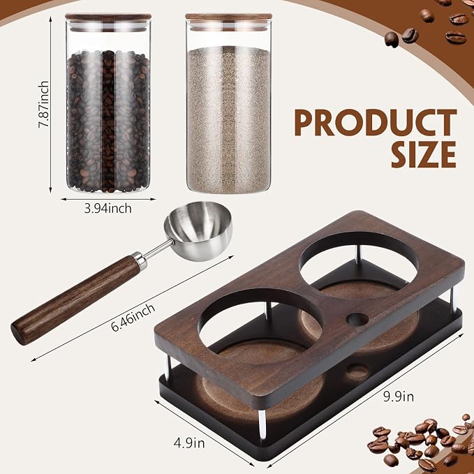 Suclain Glass Coffee Grounds Container - Image 2