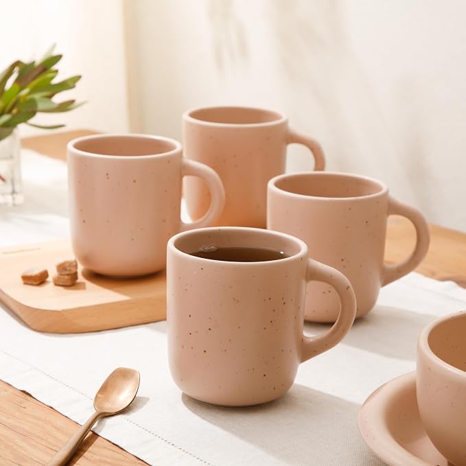 Bloomhouse - Two Time Oprah's Favorite Things Winner - Corsica Clay 4-Piece Mug - Image 4