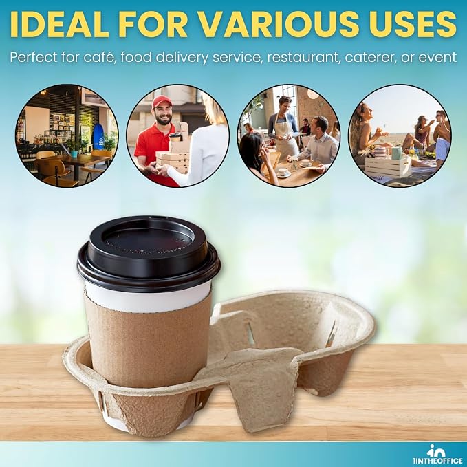 Drink Carrier 2 Cup, Cup Carriers - Image 5