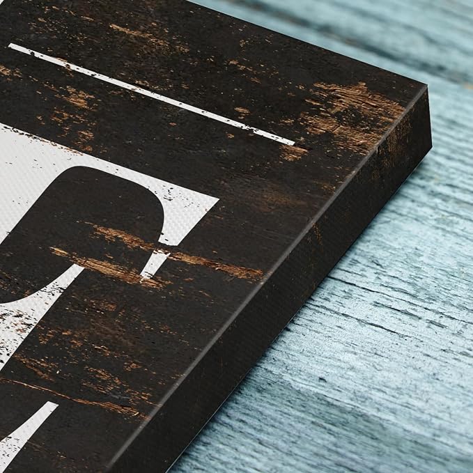 IPIC - Home Sweet Home Sign on Canvas, Rustic Family Wall Art, Farmhouse Canvas - Image 5