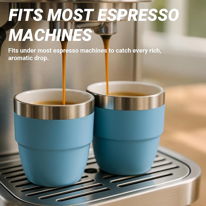4 oz Small Espresso Cup, Ceramic-Lined 18/8 Stainless Steel, Double-Wall Vacuum - Image 6