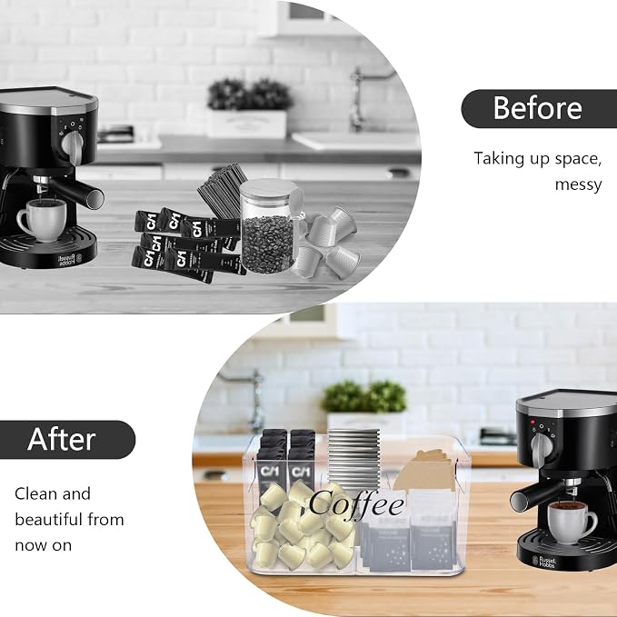 Coffee Bar Station Organizer, Coffees Pod Holder - Image 3