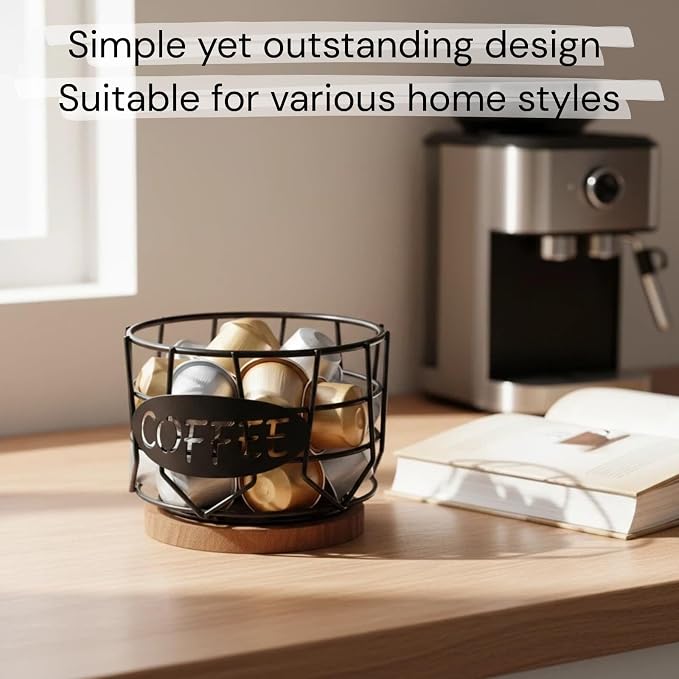 Coffee Pods Holder for Countertop, K Cup Holder Organizer, Sturdy Kcup Storage - Image 3