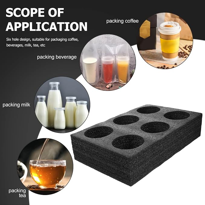 GANAZONO 2 Pack Takeout Beverage Carrier Tray Reusable Cup Tray - Image 9