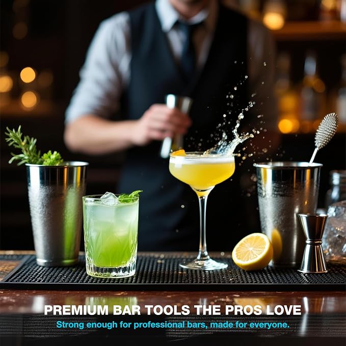 Bar Mat for Home Bar | Bar Drink Mat for Countertop and Table Top, Easy Clean - Image 3