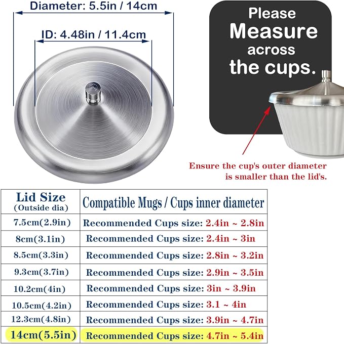 2Pcs Stainless Steel Seasoning Pot Cover, 5.5Inch Mini Pan Lid, Replacement - Image 2