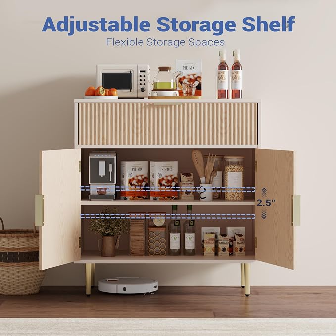 Housoul Coffee Bar Cabinet - Image 3