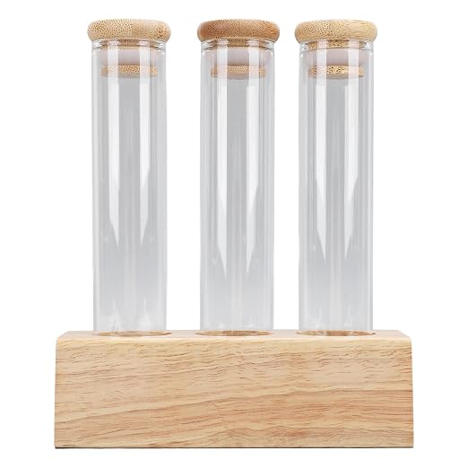 Coffee Bean Jars Canisters Solid Wood Base Airtight Storage Containers Single - Image 7