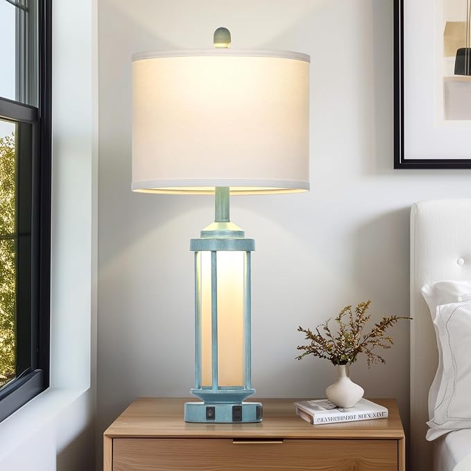 Lolikit 27" Tall Farmhouse Table Lamps - Image 6