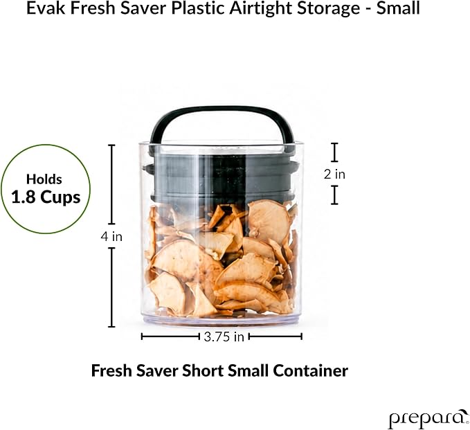 Prepara Evak Fresh Saver Airtight Plastic Container, BPA-Free Food Storage - Image 2