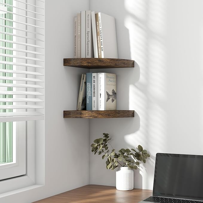 Fun Memories Floating Corner Shelves Set of 2 - Image 7