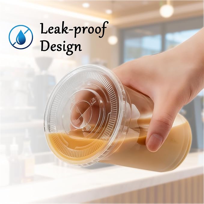 25 Pack 16 oz Clear Plastic Cups - Image 4