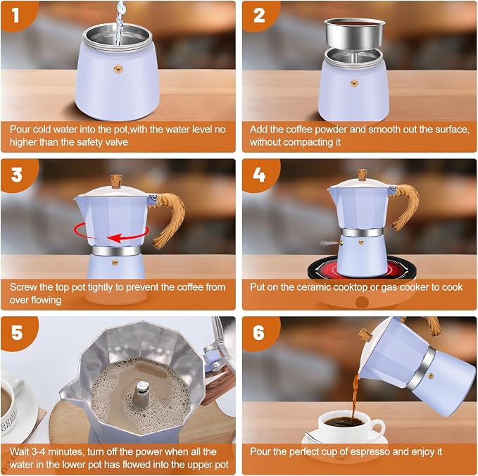 12 Cup Aluminum Espresso Stovetop Moka Pot Express Coffee Maker Percolator - Image 8