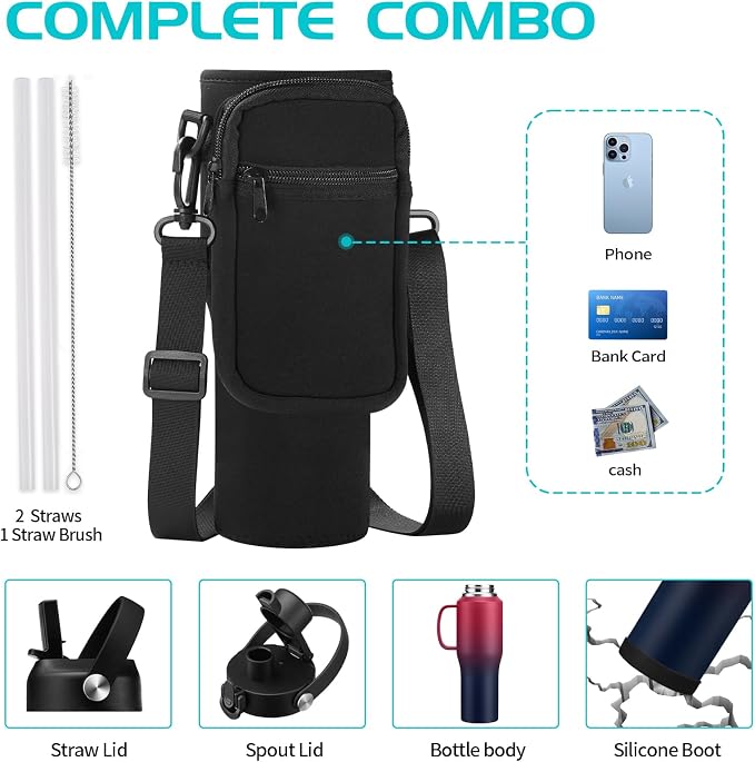 Insulated Water Bottle 32 OZ - - Image 4