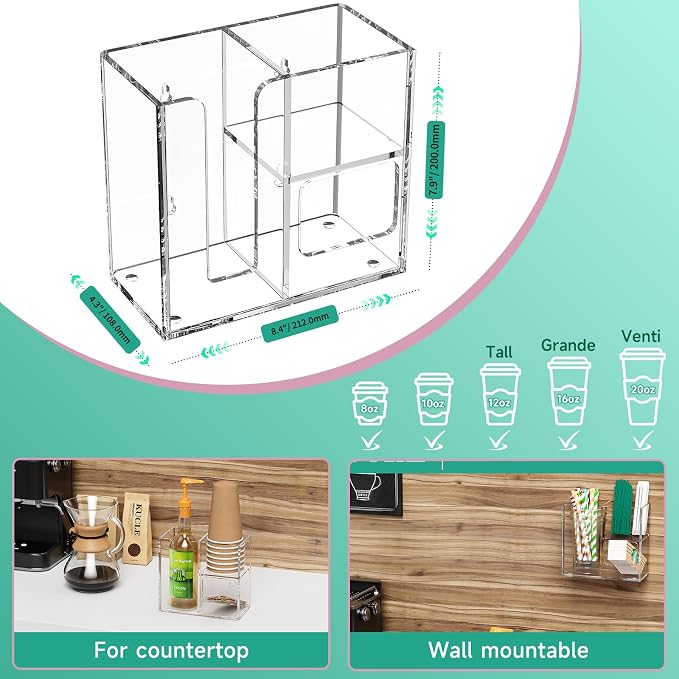 2-Tier Coffee Station Organizer - Image 5
