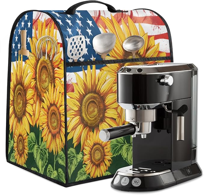 Sunflower Art Kitchen Aid Mixer Cover Compatible Stand Mixer Dust Cover | Flag - Image 5