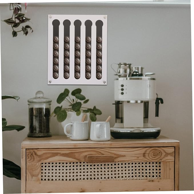 PRETYZOOM Capsule Holder Rack Organizer Space Saving Capsules Storage - Image 3