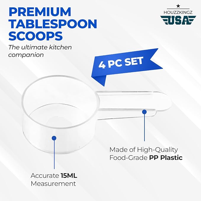 4 Pack Tablespoon Measuring Spoon Set - Image 3