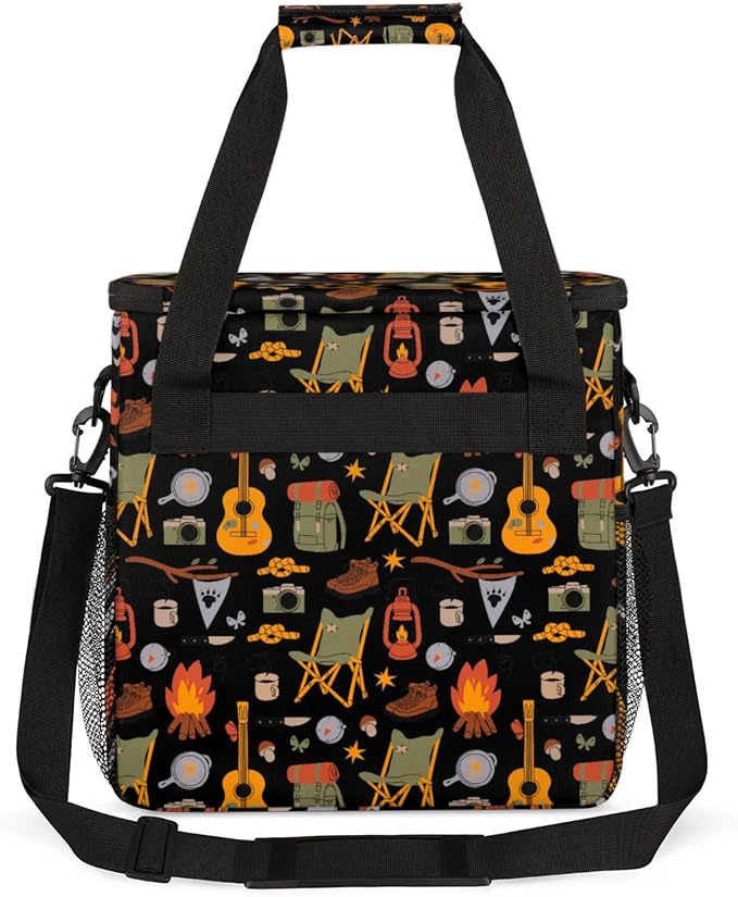 Camping Coffee Maker Travel Bag, Camping Large Carrying Storage Case Insulated - Image 5