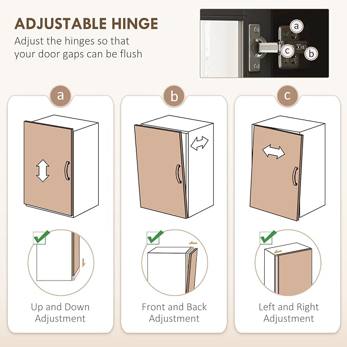 HOMCOM Kitchen Pantry Storage Cabinet - Image 7