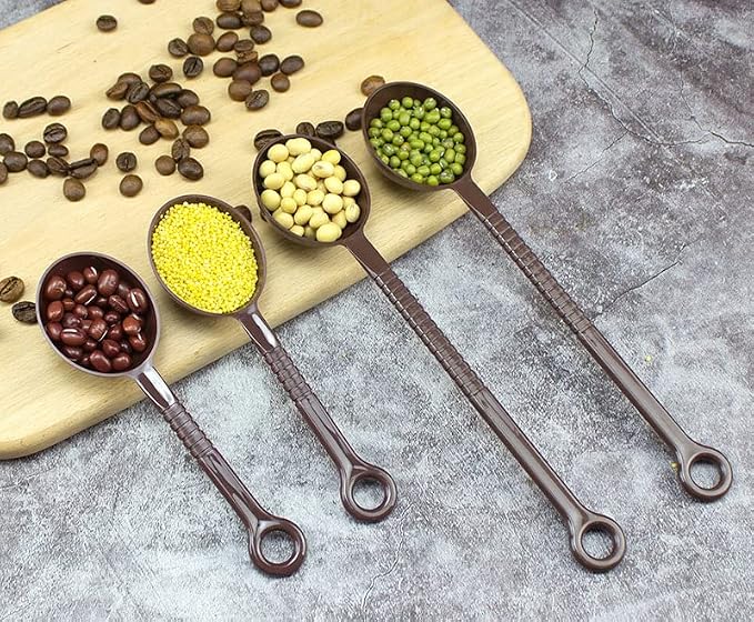30 Pieces Plastic Long Handle Coffee Measuring Spoon Coffee Measuring Scoop - Image 7