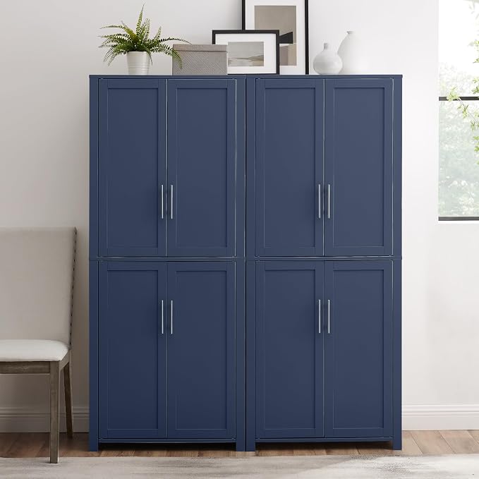 Crosley Furniture Savannah 2-Piece Pantry Storage Cabinet Set - Image 8