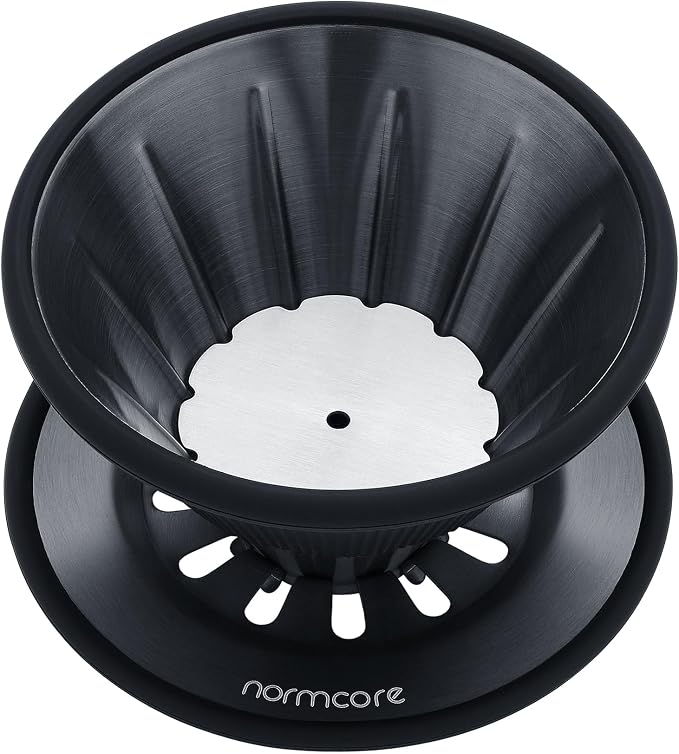 Normcore 2-in-1 Pour Over Coffee Dripper, Brews 1-2 Cups Coffee Brewer - Image 6