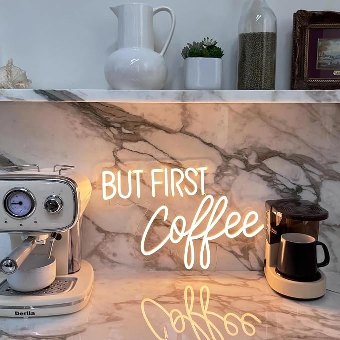 BUT FIRST Coffee Neon Sign - Image 2
