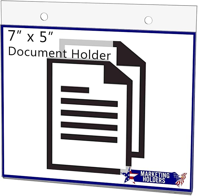 10 Pack Sign Holder for 7" x 5" Price Lists Rack Cards and Itineraries - Image 7