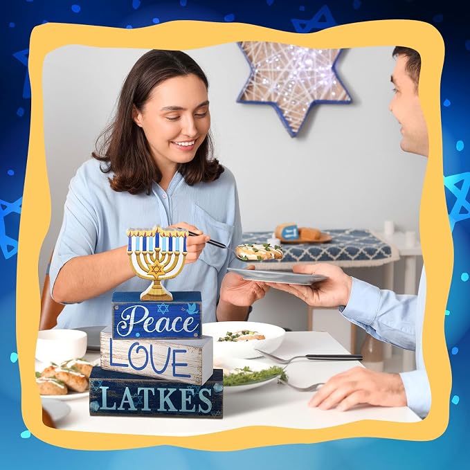 Lineshading 4 Pcs Hanukkah Decorations - Image 7