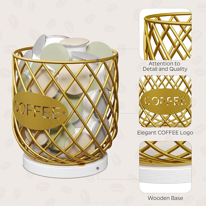 YATINEY Coffee Pod Holder Organizer, Holder - Image 3