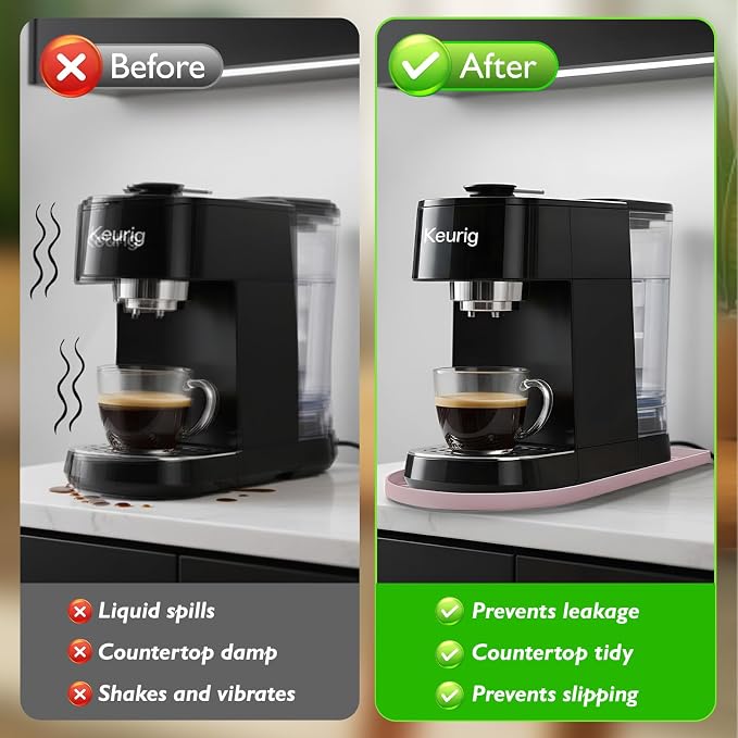 Silicone Coffee Mat, 15.8"x 7.8"in Bar Mat - Image 4