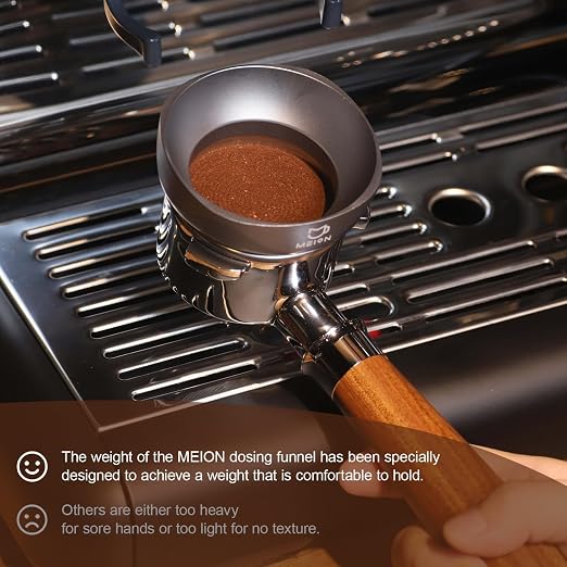 MEION Dosing Funnel, Magnetic Espresso Dosing Funnel Coffee Funnel, Espresso - Image 4