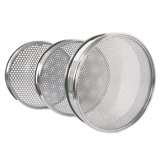 Coffee Bean Grading Sieve, 8 Inch Round Hole, Stainless Steel Screen, - Image 6