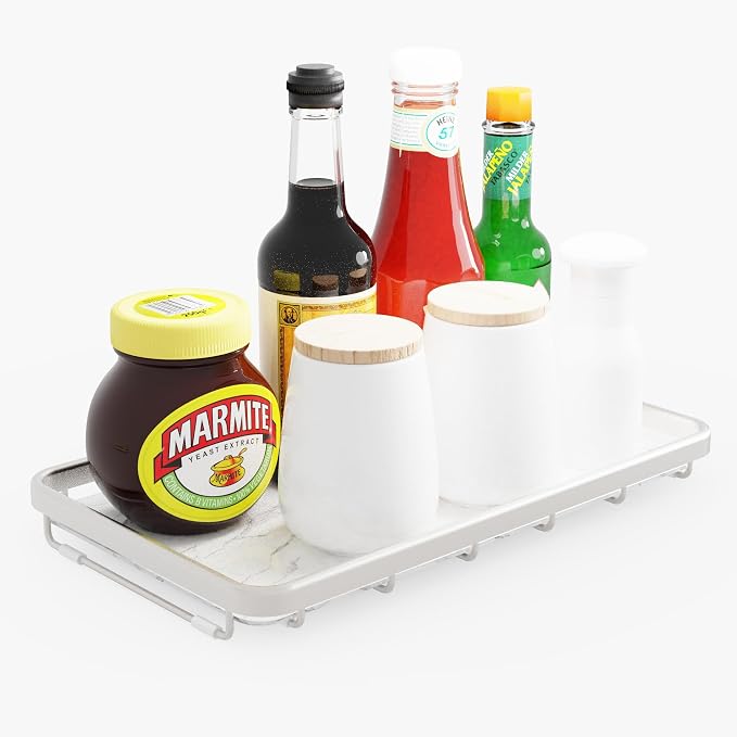 Counter Organizer for Bathroom, Kitchen or Coffee Bar, Metal Shelf - Image 6