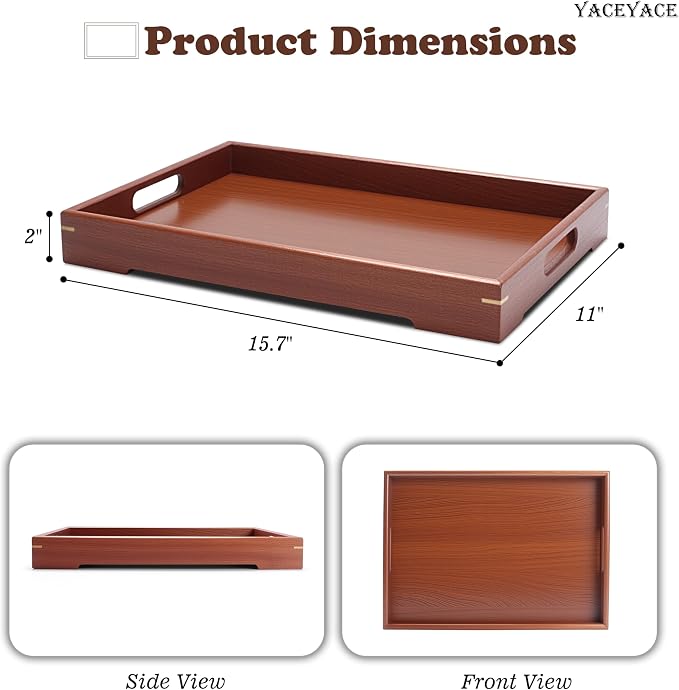 Wooden Tray for Ottoman, Home Decor - Image 2