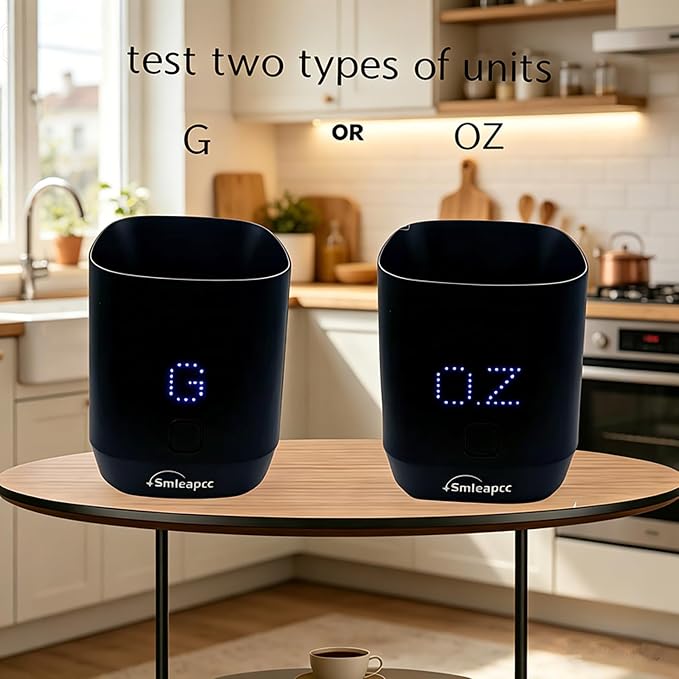 Digital Coffee Dosing Cup with LED Display, 0.1g High Precision Espresso Scale - Image 5