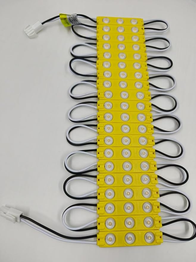 110V AC Yellow LED Module 1.5W for Letter Lightbox Advertising Signs Letters by QQINGCHEN