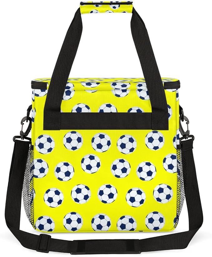 Soccer Coffee Maker Travel Bag, Soccer Large Carrying Storage Case Insulated - Image 5