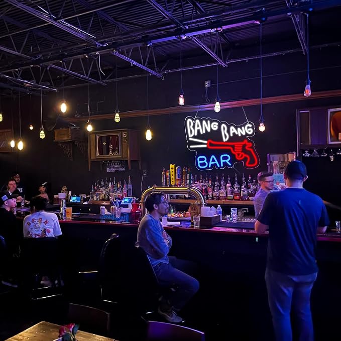 BANG BANG BAR Neon Signs for Wall Decor The Roadhouse Neon Lights for Bedroom - Image 4