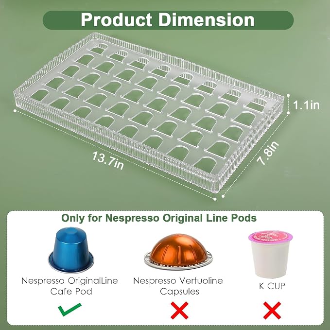 Coffee Pod Holder Drawer Nespresso Coffee Pods Storage Drawer Nespresso Coffee - Image 2