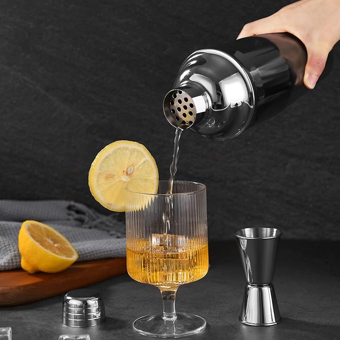 LUCKYGOOBO Cocktail Shaker Set, 24 oz Martini Shaker, Bartender Kit - Image 5