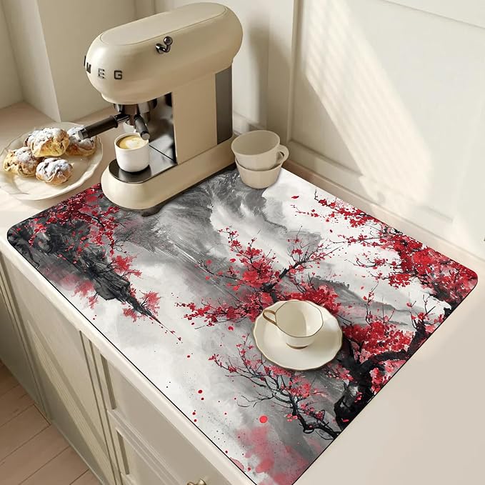 Coffee Mat, Coffee Bar Accessories Fit Under Coffee Maker Espresso Machine by Unknown
