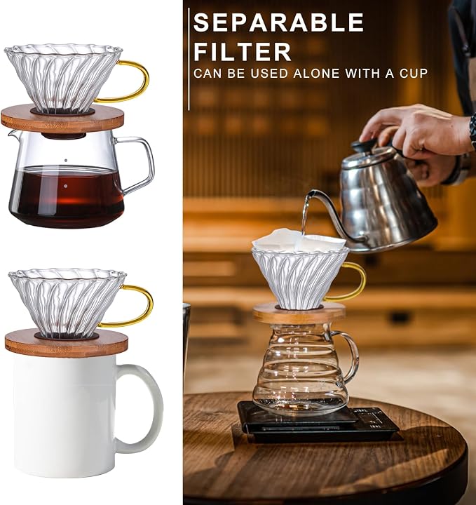 Gute Glass Coffee Dripper/Filter - Image 4